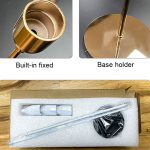 3 Teile/satz Heimdekoration Hochzeit Schmiedeeisen Kerzenhalter, Stil:, 3 PCS / Set Thin Bottom (Black), 3 PCS / Set Thin Bottom (Imitation Gold), 3 PCS / Set Thin Bottom (Silver), 3 PCS / Set Thin Bottom (Gold), 3 PCS / Set Thick Bottom (Black)... – Bild 2