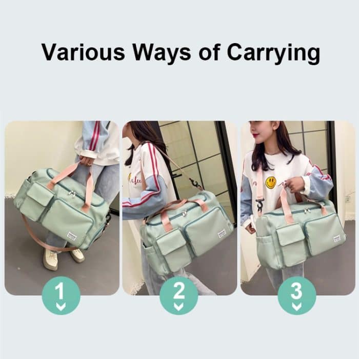 B-X336 Große Kapazität, wasserdichte Reise-Sporttasche, Gepäcktasche, S, L – Bild 7