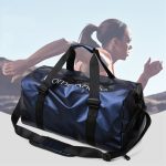 B-316 Glänzende, wasserdichte Fitnesstasche mit großem Fassungsvermögen, Gepäcktasche, Red, Blue, Black, Grey – Bild 2