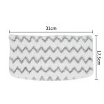 2PCS Steam Mop Tuch Abdeckung Zubehör für Shark S1000A, Square Type – Bild 3