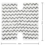 2PCS Steam Mop H Typ Wischer für Shark P3 / P5 / P8 / T8 / S3973 / S5003D, H Type – Bild 2