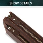 TP-6029 Crazy Horse Leder Herren Clutch Große Kapazität Handytasche Geldbörse, TP-6029 (Black), TP-6029 (Dark Brown) – Bild 3