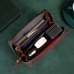 TP-6029 Crazy Horse Leder Herren Clutch Große Kapazität Handytasche Geldbörse, TP-6029 (Black), TP-6029 (Dark Brown) – Bild 5