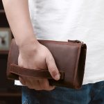 TP-6029 Crazy Horse Leder Herren Clutch Große Kapazität Handytasche Geldbörse, TP-6029 (Black), TP-6029 (Dark Brown) – Bild 6