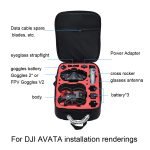 Wasserdichter Drohnen-Rucksack-Organizer für DJI Avata, Backpack  for DJI Avata – Bild 4
