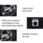 SCC2405 Halloween Hexe DIY Armband Bead S925 Silber Bead Zubehör – Bild 2