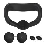 VR-Silikon-Augenmaske + Linsenschutzhülle + Joystick-Hut, für Oculus Quest 2, Eye Mask+Lens Protective Cover+Joystick Hat (Black), Eye Mask+Lens Protective Cover+Joystick Hat (White), Eye Mask+Lens Protective Cover+Joystick Hat (Gray)...