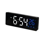 0715 Elektronische Uhr mit sprachaktivierter LED-Stummschaltung, Datums- und Temperaturanzeige, Black Surface Blue Light, Black Surface Green Light, Black Surface Red Light, White Shell Blue Light, White Shell Green Light, White Shell Red Light...