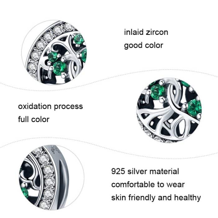 SCC179 S925 Silber DIY Perlen Armband Zubehör – Bild 2