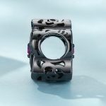 SCC2380 Gepflanzte schwarze Rose DIY Perlen 925 Silber Armband Perle – Bild 3