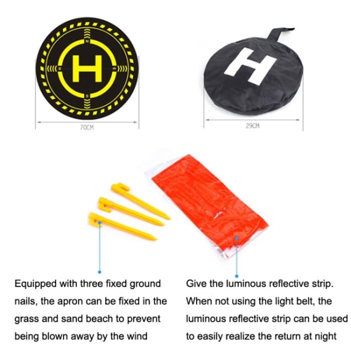 Sunnylife DJI-TJP07 Für DJI Avata / Mini 3 Pro / Mavic 3 / Mini SE 70 cm einstellbare leuchtende Nachtlichtschürze, DJI-TJP07 – Bild 3