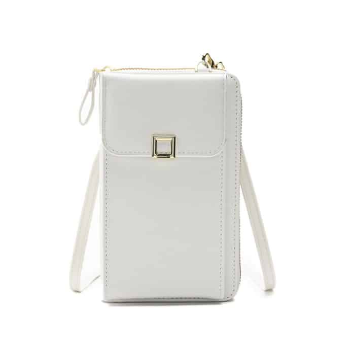 Umhängetasche für Damen, lange Geldbörse, Handytasche, Style 2 White, Style 2 Yellow, Style 2 Black, Style 2 Light Purple, Style 2 Apricot – Bild 1