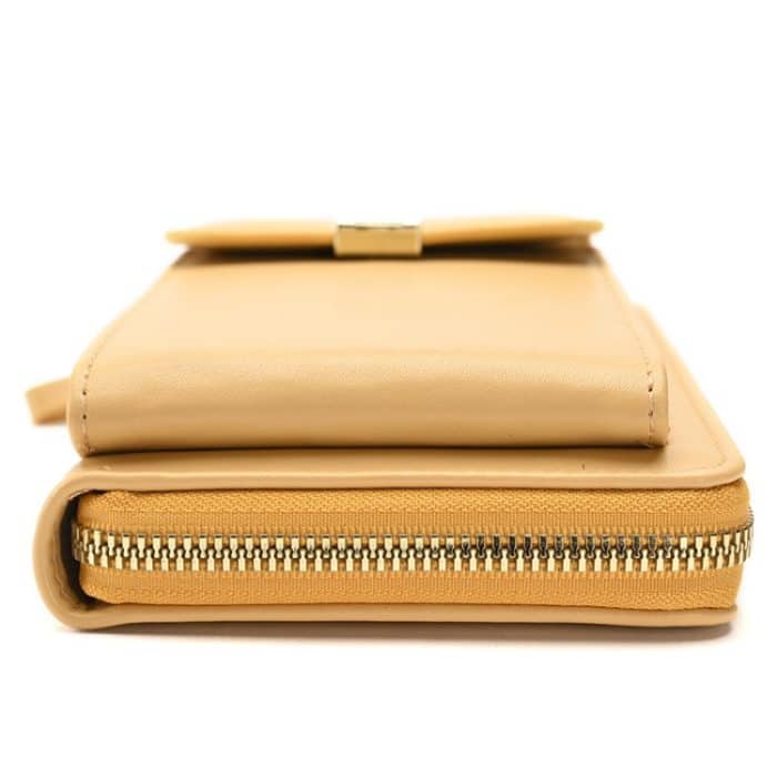 Umhängetasche für Damen, lange Geldbörse, Handytasche, Style 2 White, Style 2 Yellow, Style 2 Black, Style 2 Light Purple, Style 2 Apricot – Bild 6