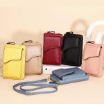 Schulter-Crossbody-Tasche, große Kapazität, lange Damen-Geldbörse, Handytasche, Style 3 Yellow, Style 3 Red, Style 3 Blue, Style 3 Black, Style 3 Pink, Style 3 Apricot – Bild 2