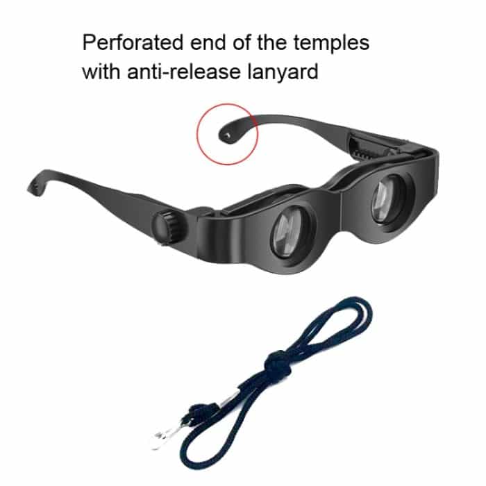 DM0125 3X Angelfernglas, verstellbarer Fokus, Glastyp-Fernglas, Hardcover, With Grey Polarised Lens, With Yellow Polarised Lens, With Red Polarised Lens, With Grey + Yellow  Lens – Bild 4