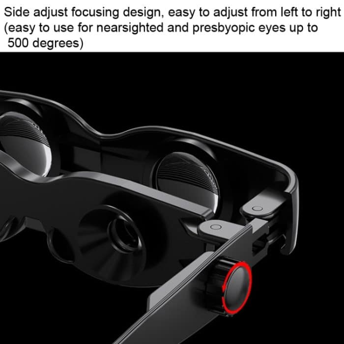 DM0125 3X Angelfernglas, verstellbarer Fokus, Glastyp-Fernglas, Hardcover, With Grey Polarised Lens, With Yellow Polarised Lens, With Red Polarised Lens, With Grey + Yellow  Lens – Bild 5