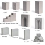 Schmuck Stillleben Ornamente Geometrie Fotografie Requisiten, Größe:, Square Column 8x8x10 cm, Square Column 10x8x10 cm, Square Column 10x8x16 cm, Square Column 10x8x20 cm, Square Column 4PCS/Set, Door Hole 8x21x30 cm, Door Hole 8x14x20 cm... – Bild 2