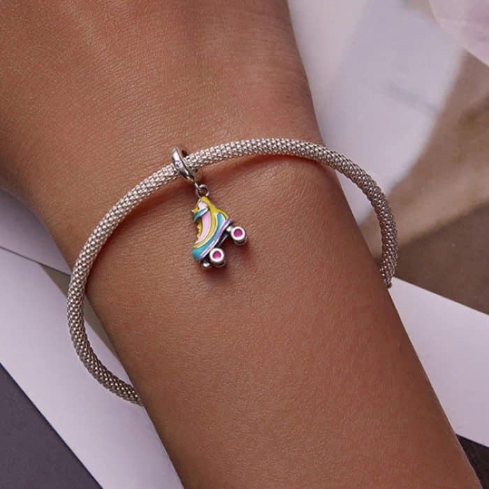 SCC2213 Skate DIY Anhänger Perlen 925 Silber Armband Anhänger Zubehör – Bild 5