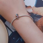 SCC2415 Weihnachten Schneemann Armband Perlen 925 Silber Perlen Zubehör – Bild 5