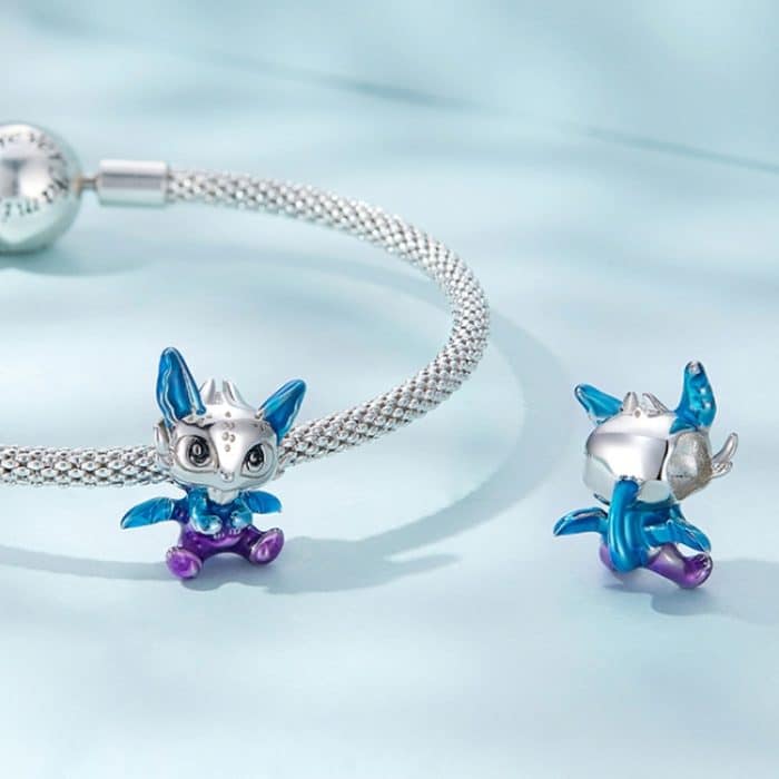 SCC2343 Öltropfperlen 925 Silber Armband Zubehör – Bild 4