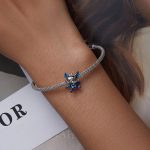 SCC2343 Öltropfperlen 925 Silber Armband Zubehör – Bild 5