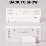 Bunte Schriftarten LED elektronischer Wecker Großbilduhr – Bild 5