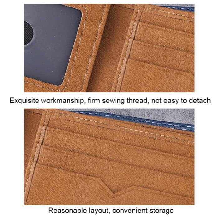 BUFF CAPTAIN 032 Vintage-Leder-Geldbörsen, Münzen, Kartenhalter – Bild 6