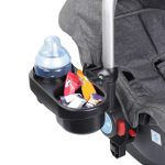 Kinderwagen-Doppelbecherhalter, Kinderwagen-Flaschen-Snackbox-Regal, J4100