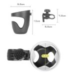 Kinderwagen Universeller multifunktionaler Flaschenbecherhalter, Black – Bild 3