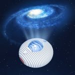 K-1106 Fliegende Untertasse-Projektionsleuchte, sternenklar, leer, Nordlicht-Projektionslampe – Bild 5