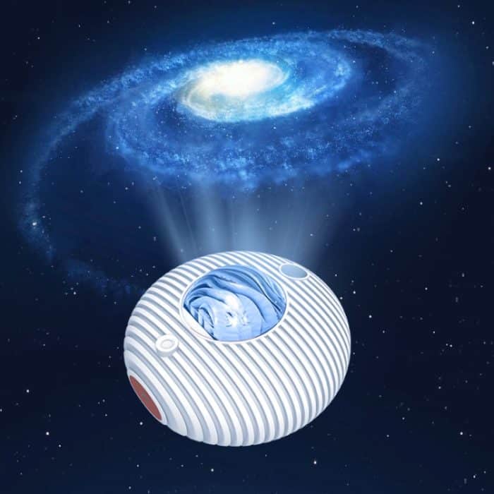 K-1106 Fliegende Untertasse-Projektionsleuchte, sternenklar, leer, Nordlicht-Projektionslampe – Bild 5