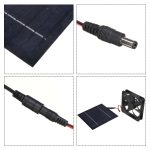 20 W Solar-Mini-Lüfter, Badezimmer, Küche, Solar-Abluftventilator, Al-043 20W – Bild 4