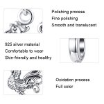 SCC1337 Hahn 925 Silber Anhänger DIY Perlenarmband Zubehör – Bild 2