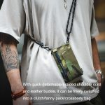 Maden TSS2207203 Retro-Umhängetasche, einschultrige, tragbare Gürteltasche für den Außenbereich, Handytasche, TSS2207203 – Bild 5