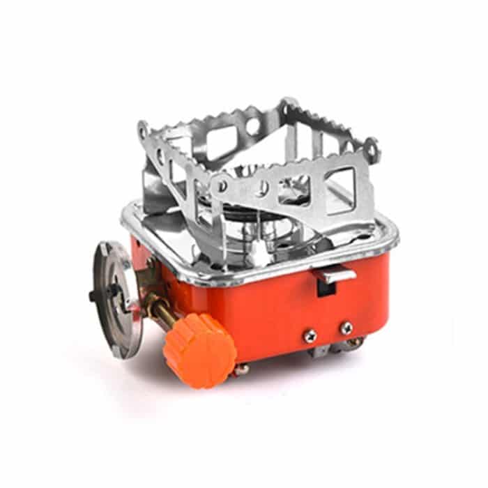 Tragbarer Mini-Gaskocher für Outdoor-Camping, Bergsteigen, Stil:, Square (Regular Model), Square (Buckle Model), Square (Threaded Interface), Lotus (Regular Model), Lotus (Buckle Model) – Bild 1