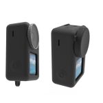 Für DJI Osmo Action 3 Silikon Schutzhülle Objektivdeckel, Silicone (Black), Silicone (Red), Silicone (Blue) – Bild 6
