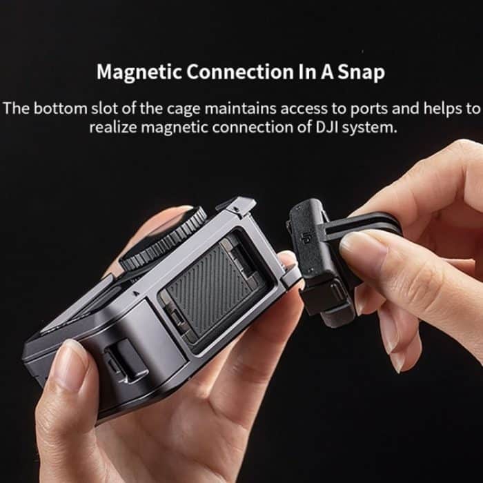 PGYTECH Für DJI Osmo Action 3 Kameragehäuse aus Aluminiumlegierung, Erweiterungsschutzrahmen – Bild 4