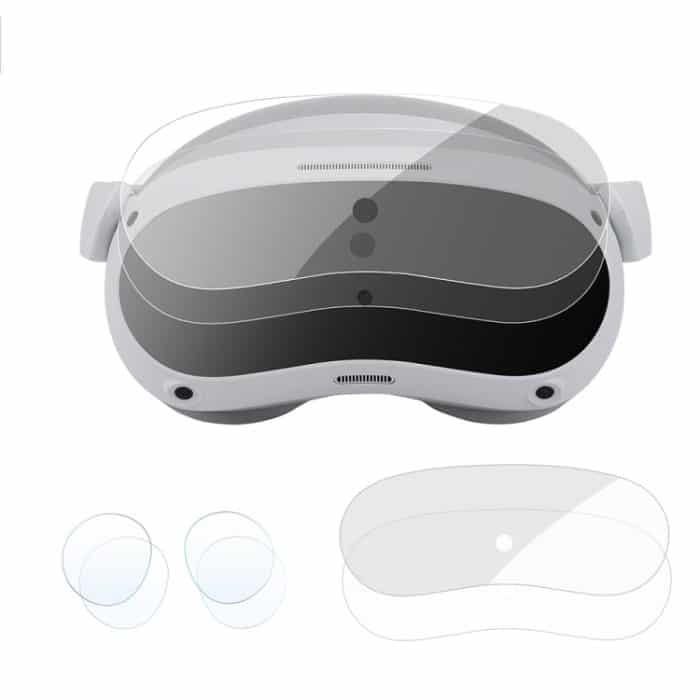Für PICO 4 VR-Brille 2 Paar Linsenfolie + 2-teiliges Panel-Folienset – Bild 1