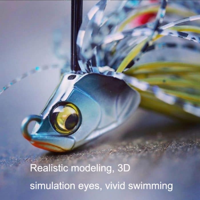 Köder, gefälschte Ködernaben, rotierende zusammengesetzte Pailletten, Lärm, Süßwasser, Seefischen, verzogener Mund, Welsköder, 90mm A, 90mm B, 90mm C, 90mm D, 90mm E – Bild 4