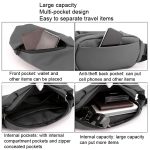 HAOSHUAI 1100-20 Herren Hüfttasche Outdoor Laufen Handytasche, 1100-20 Dark Blue, 1100-20 Black, 1100-20 Army Green – Bild 4