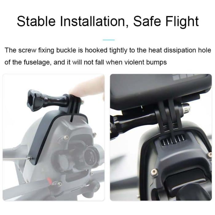 Obere Erweiterungsadapterhalterung Sportkamerahalterung, For DJI FPV – Bild 4