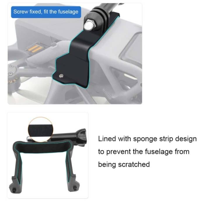 Für DJI Avata CQT Oberer Erweiterungsadapter Sportkamerahalterung, For DJI Avata – Bild 5