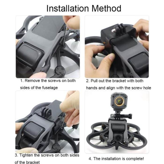 Für DJI Avata CQT Oberer Erweiterungsadapter Sportkamerahalterung, For DJI Avata – Bild 6