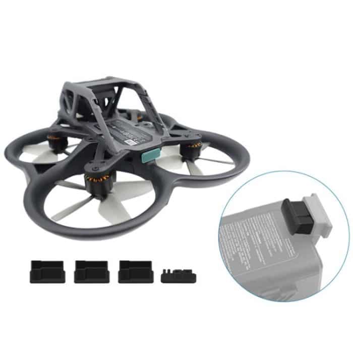 Für DJI Avata CQT 913407 Batteriekörperkontakt TPU Staubdichte Stecker Feuchtigkeitsschutzabdeckung, 4PCS/Set – Bild 2