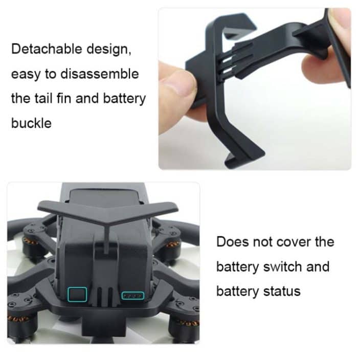 Für DJI Avata CQT 2 In 1 Batterie Anti-Falling Dekorative Heckflügel Schnalle Batterie, 913491 – Bild 4