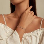 S925 Sterling Silber Weißgold vergoldetes Pop-Zirkonia-Armband – Bild 6