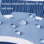 BB1021 Kinderwagen gepolsterte, verdickte, winddichte Decke, wasserdichte, tragbare, warme Babydecke – Bild 4