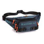 HAOSHUAI 5135 Outdoor Männer Gürteltasche Wasserdichte Nylon Stoff Männer Tasche, 5135 Dark Blue, 5135 Black, 5135 Army Green, 5135 Dark Green, 5135 Camouflage