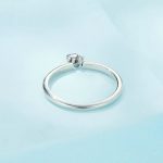 Beweglicher Ring aus Sterlingsilber S925 mit süßem Tierhundepfotenabdruck – Bild 2