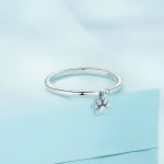 Beweglicher Ring aus Sterlingsilber S925 mit süßem Tierhundepfotenabdruck – Bild 4